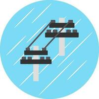 conception d'icône de vecteur de tour électrique