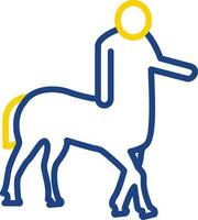 centaure vecteur icône conception