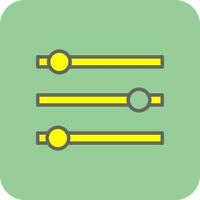 conception d'icône de vecteur de filtre