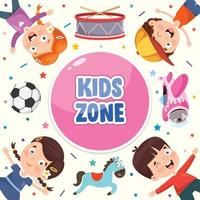 concept de zone pour enfants vecteur