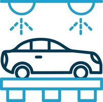 conception d'icône de vecteur de lavage de voiture