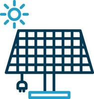 conception d'icône de vecteur d'énergie solaire