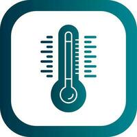 conception d'icône de vecteur de thermomètre