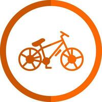 conception d'icône de vecteur de vélo de montagne