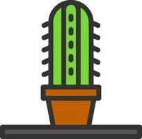 conception d'icône de vecteur de cactus