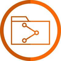 partager la conception d'icônes vectorielles vecteur