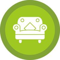 conception d'icône de vecteur de canapé