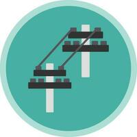 conception d'icône de vecteur de tour électrique