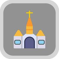 cathédrale vecteur icône conception