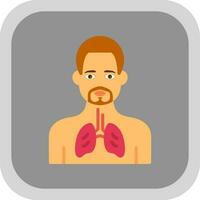 asthme vecteur icône conception