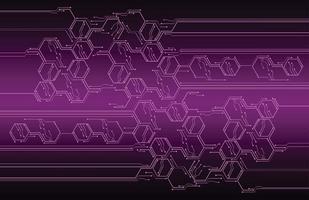 fond de concept de technologie future cyber circuit vecteur