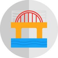 conception d'icône de vecteur de pont