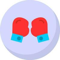 conception d'icône vectorielle de gants de boxe vecteur