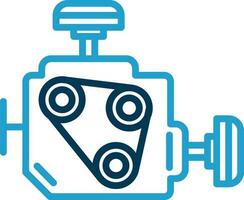 conception d'icône de vecteur de moteur de voiture