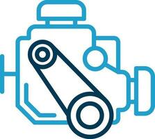 conception d'icône de vecteur de moteur de voiture