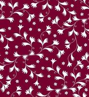 motif floral sans couture abstrait artistique ornemental fond dessiné avec des fleurs et des feuilles s'épanouir motif pour la conception de décor textile vecteur