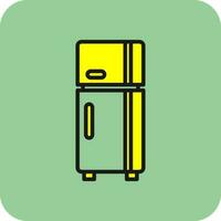 conception d'icône de vecteur de réfrigérateur