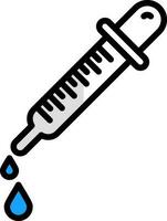conception d'icône vecteur compte-gouttes
