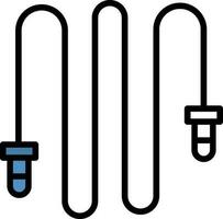 conception d'icône de vecteur de corde à sauter