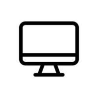 Facile ordinateur icône. le icône pouvez être utilisé pour sites Internet, impression modèles, présentation modèles, illustrations, etc vecteur