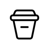 Facile café icône. le icône pouvez être utilisé pour sites Internet, impression modèles, présentation modèles, illustrations, etc vecteur