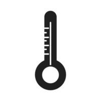 thermomètre santé médical et hôpital pictogramme style icône vecteur