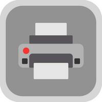 conception d'icône de vecteur d'imprimante