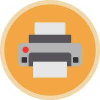 conception d'icône de vecteur d'imprimante