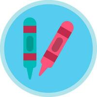 conception d'icône de vecteur de crayons