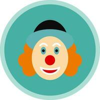 conception d'icône de vecteur de clown
