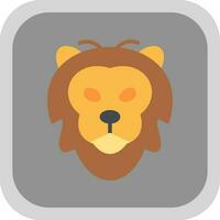 conception d'icône de vecteur de lion