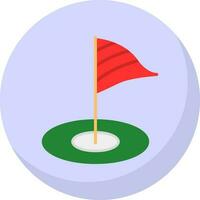 mini golf vecteur icône conception