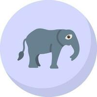 conception d'icône vecteur éléphant