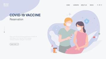 une personne qui se fait vacciner contre un antivirus vecteur