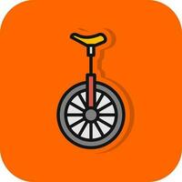 conception d'icône de vecteur de monocycle