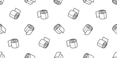 tissu papier caca sans couture modèle vecteur toilette chien écharpe isolé répéter fond d'écran tuile Contexte icône dessin animé griffonnage illustration