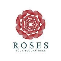 Rose logo illustration. vecteur