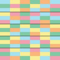 modèle de rectangles de pastel couleurs vecteur