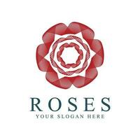 Rose logo illustration. vecteur