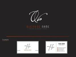 luxe qb Signature logo, mininamlist Signature qb logo lettre vecteur