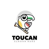 dessin au trait toucan vecteur