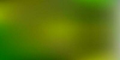 toile de fond flou abstrait vecteur vert clair, jaune.