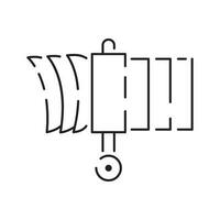 Facile aéroport en relation vecteur ligne Icônes. contient tel Icônes comme départ, des billets, bagages réclamation. été Voyage et transport.