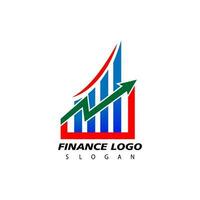 financier logo concept. économique logo concept vecteur