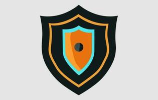 Sécurité bouclier avec cadenas logo, bouclier Sécurité avec fermer à clé symbole. protection, sécurité, mot de passe Sécurité vecteur icône illustration