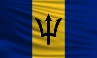vecteur drapeau de Barbade