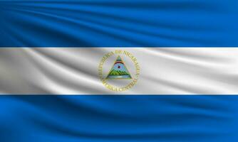 vecteur drapeau de Nicaragua