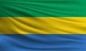 vecteur drapeau de Gabon