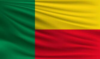 vecteur drapeau de Bénin