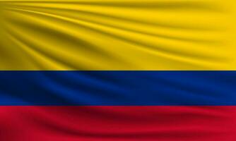 vecteur drapeau de Colombie